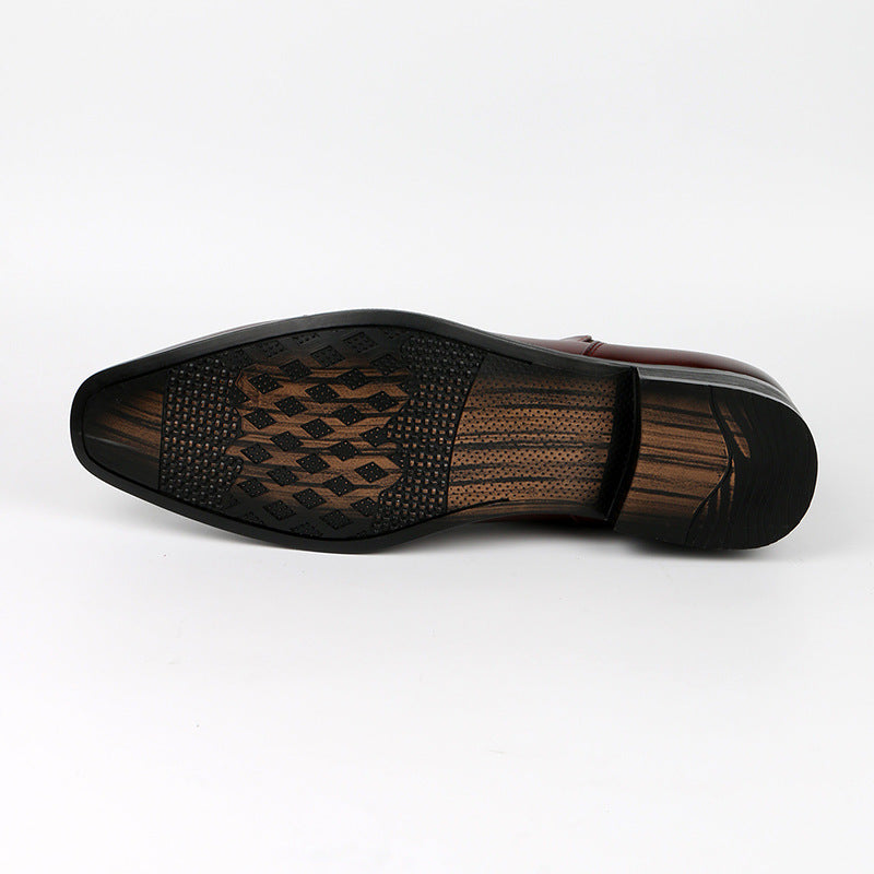 Men's Chelsea Boot – Retro Square Toe Low Heel Design