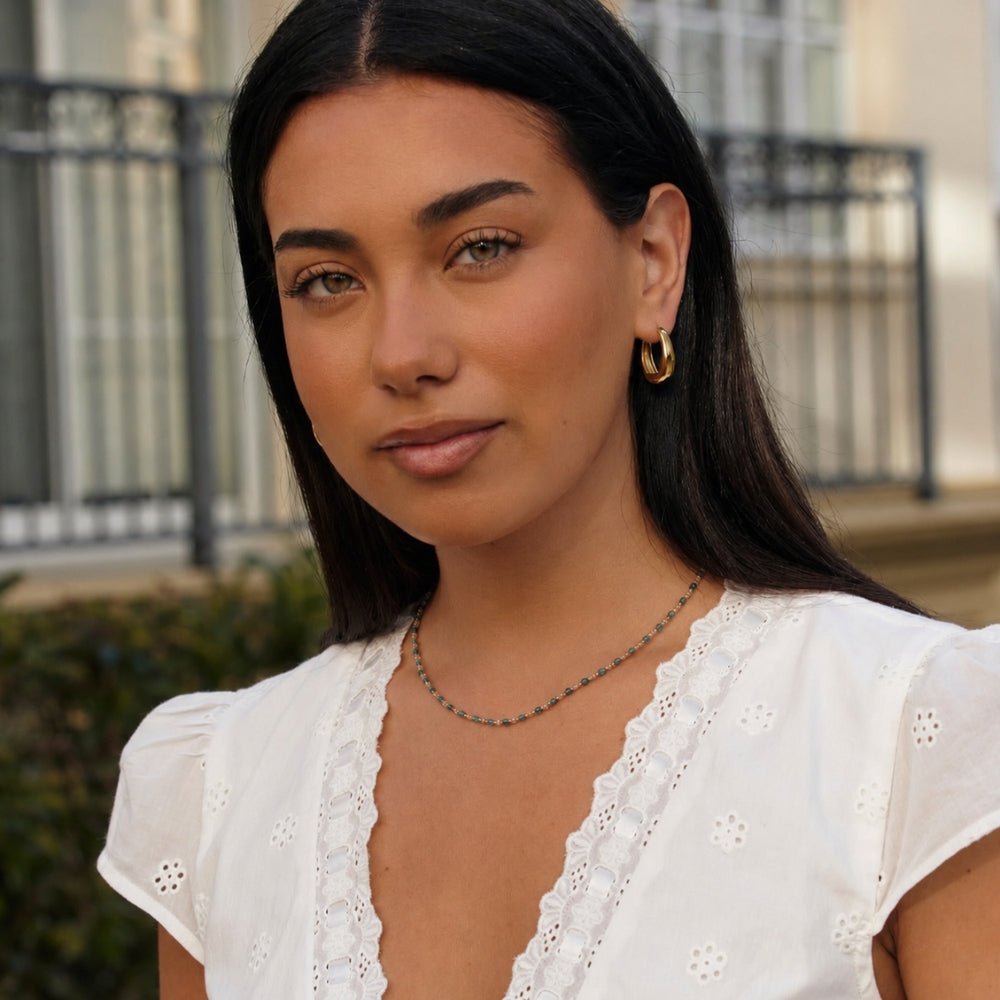 Alashan Blue Bead Necklace