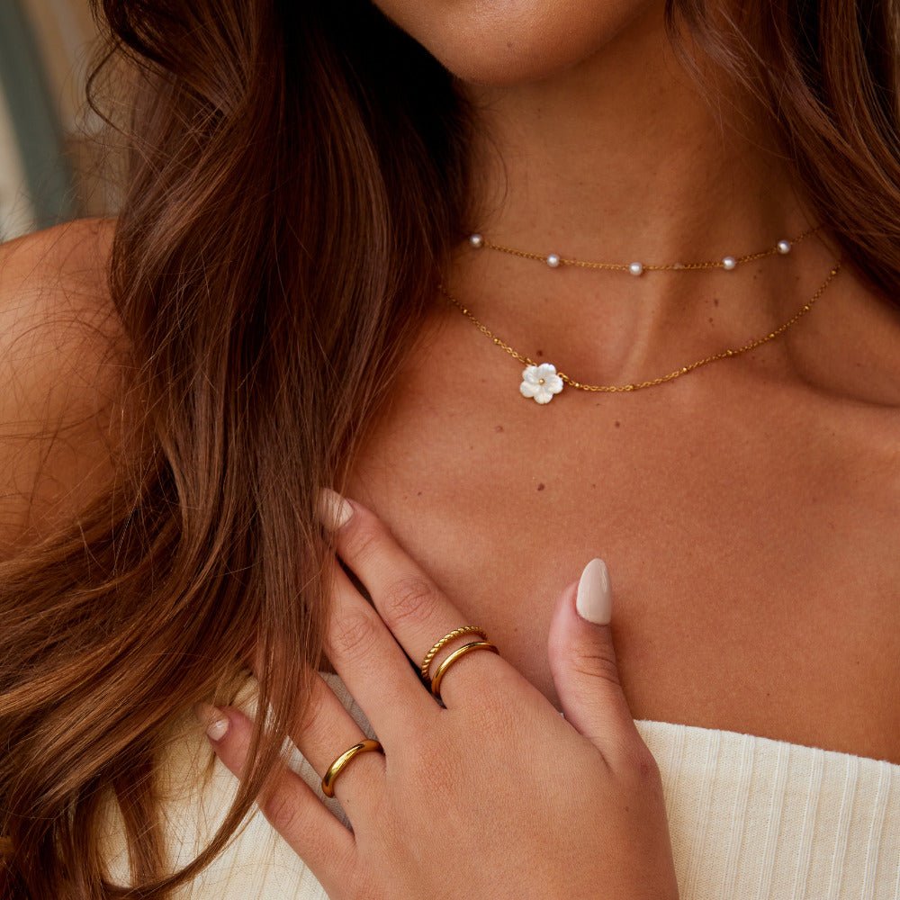 Twisted Tyra Gold-Tone Ring