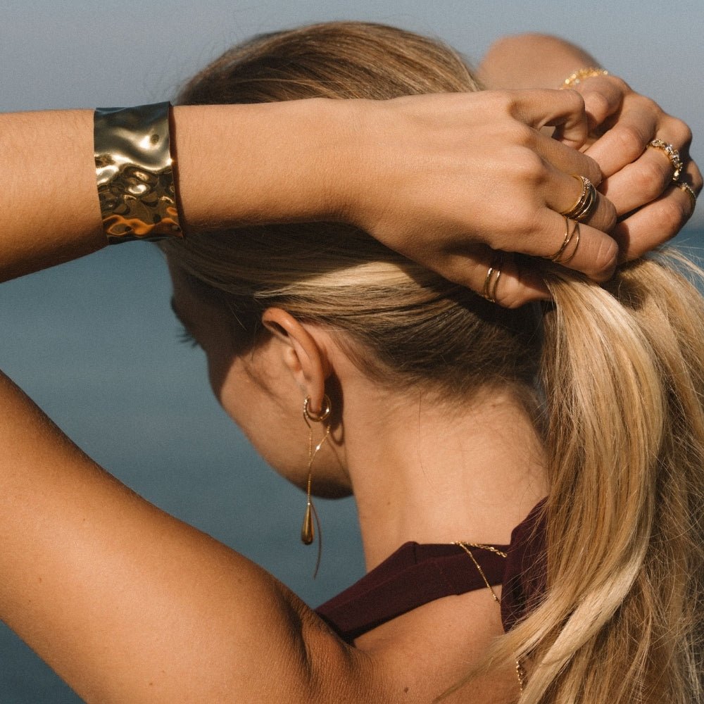 Gold-Tone Open Cuff Bracelet