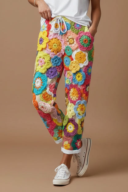 Women's Printed Crepe Trouser – Straight Leg Digital Pattern