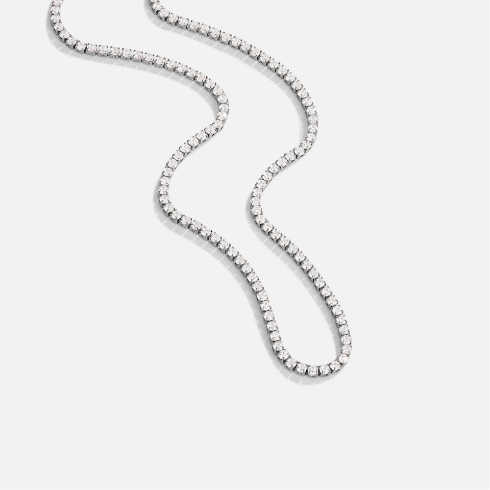 Cordelia Silver-Tone Crystal Necklace