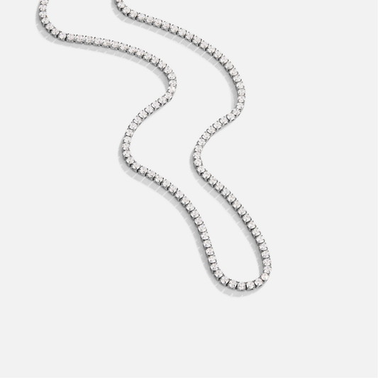 Cordelia Silver-Tone Crystal Necklace