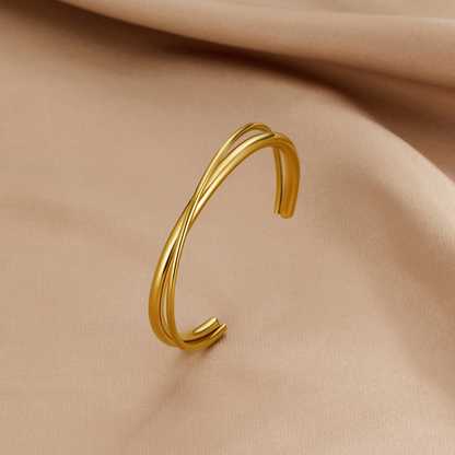 Eva Gold-Tone Twist Bracelet