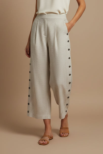 Women's Printed Crepe Trouser – Straight Leg Digital Pattern
