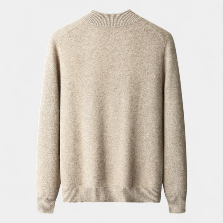Men's Wool Knit Cardigan and Trouser Set – Relaxed Fit