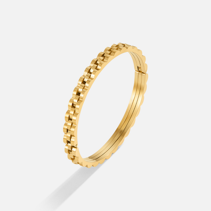 Renee Chunky Gold-Tone Bangle
