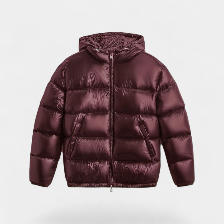 Men's Hooded Down Jacket – Insulated Winter Puffer
