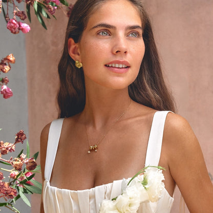 Aurea Gold-Tone Ring Pendant Necklace
