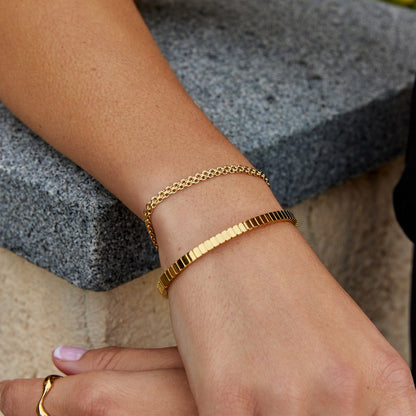 Capri Gold-Tone Chain Bracelet