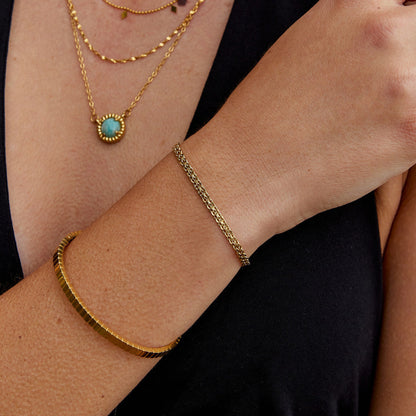 Capri Gold-Tone Chain Bracelet