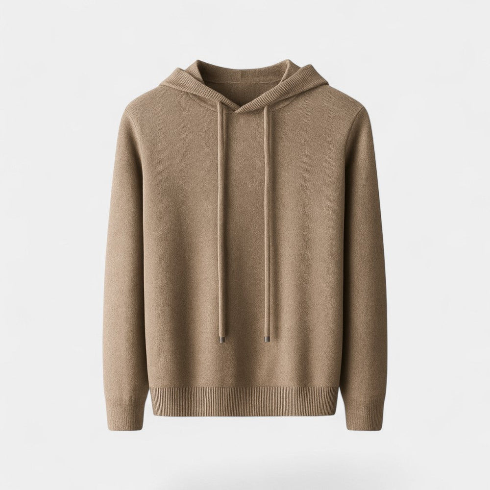 Men's Merino Wool Hoodie – Relaxed Minimalist Knit