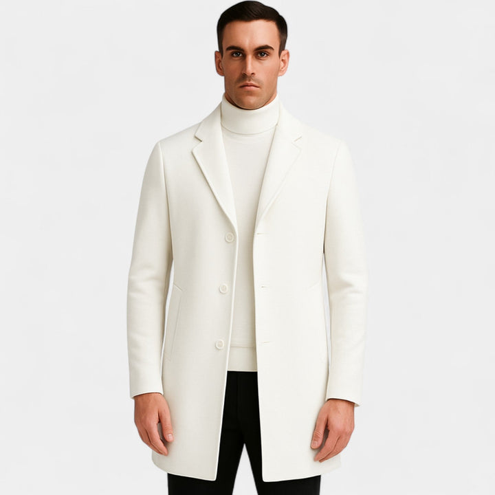 Men's Cotton Coat – Mid Length Windbreaker Style