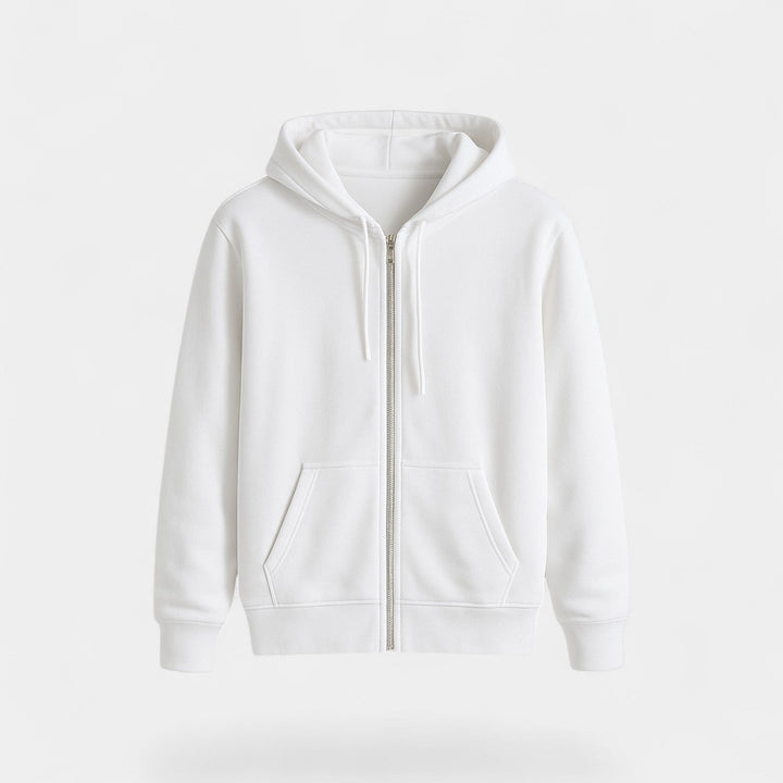 Men's Zip Through Hooded Cardigan – Relaxed Technical Knit