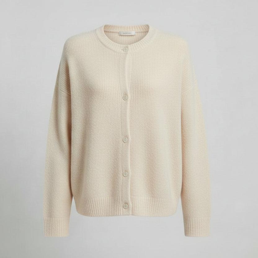 Women's Relaxed Fit Knit Sweater – Solid Cotton Minimalist Pullover