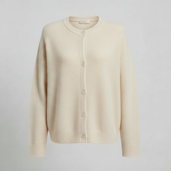 Women's Relaxed Fit Knit Sweater – Solid Cotton Minimalist Pullover