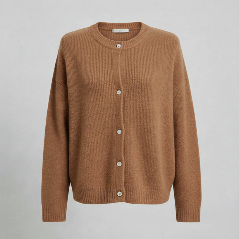 Women's Relaxed Fit Knit Sweater – Solid Cotton Minimalist Pullover