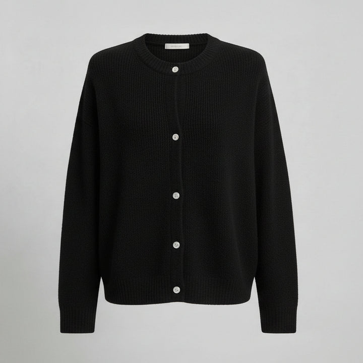 Women's Relaxed Fit Knit Sweater – Solid Cotton Minimalist Pullover