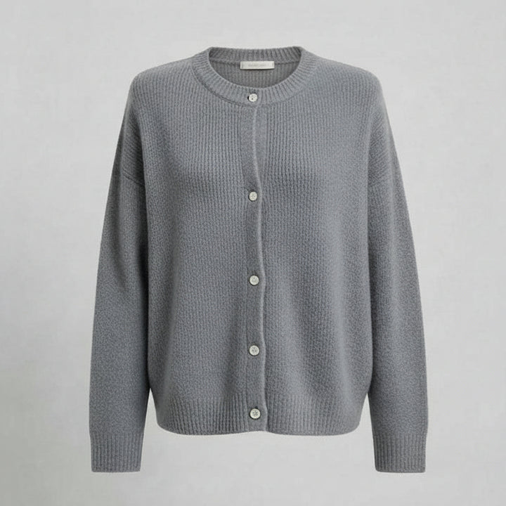 Women's Relaxed Fit Knit Sweater – Solid Cotton Minimalist Pullover