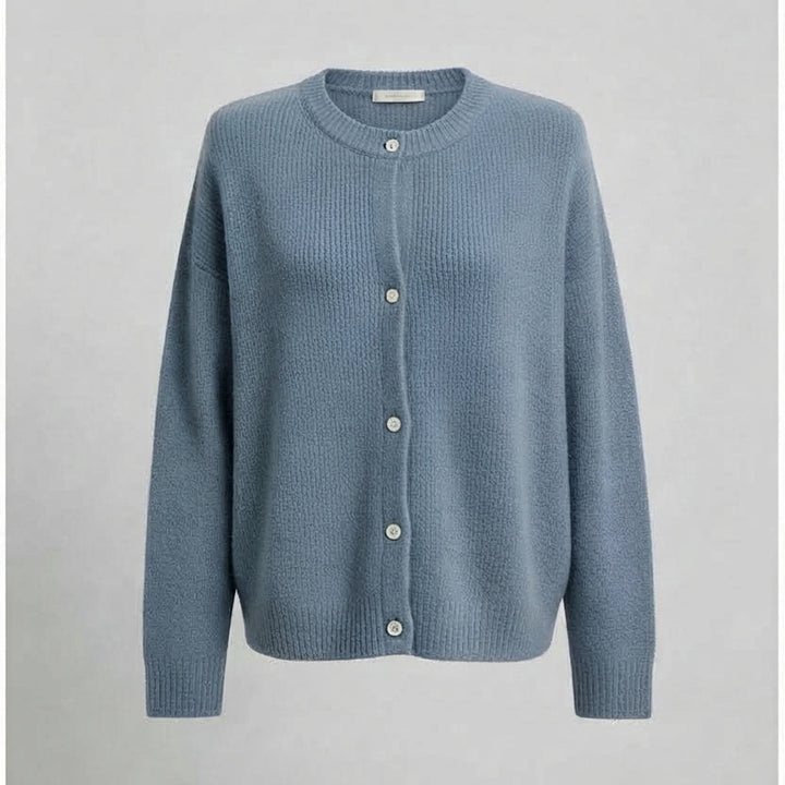 Women's Relaxed Fit Knit Sweater – Solid Cotton Minimalist Pullover