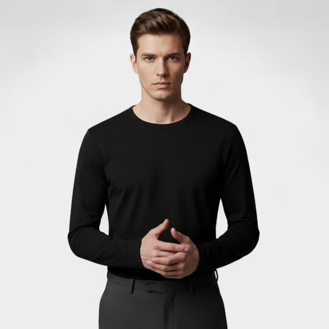 Men's Thermal Base Layer Top – Crew Neck Set of Three