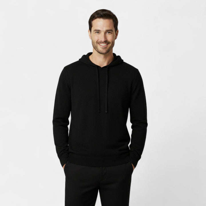 Men's Merino Wool Hoodie – Relaxed Minimalist Knit