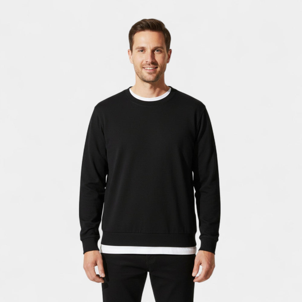 Men's Crew Neck Jumper Three Pack – Relaxed Cotton