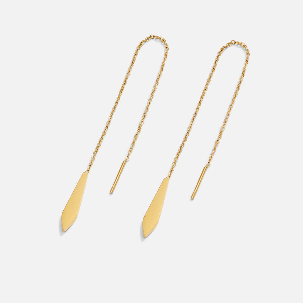Dakota Gold-Tone Tassel Earrings
