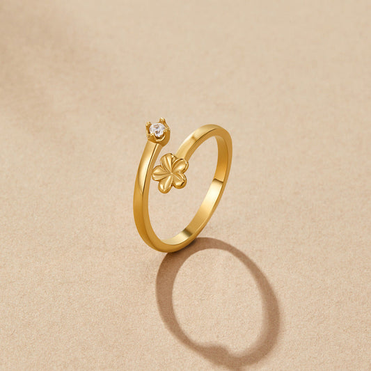 Bloom Golden Petal Ring