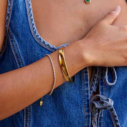 Leyla Gold-Tone Bangle