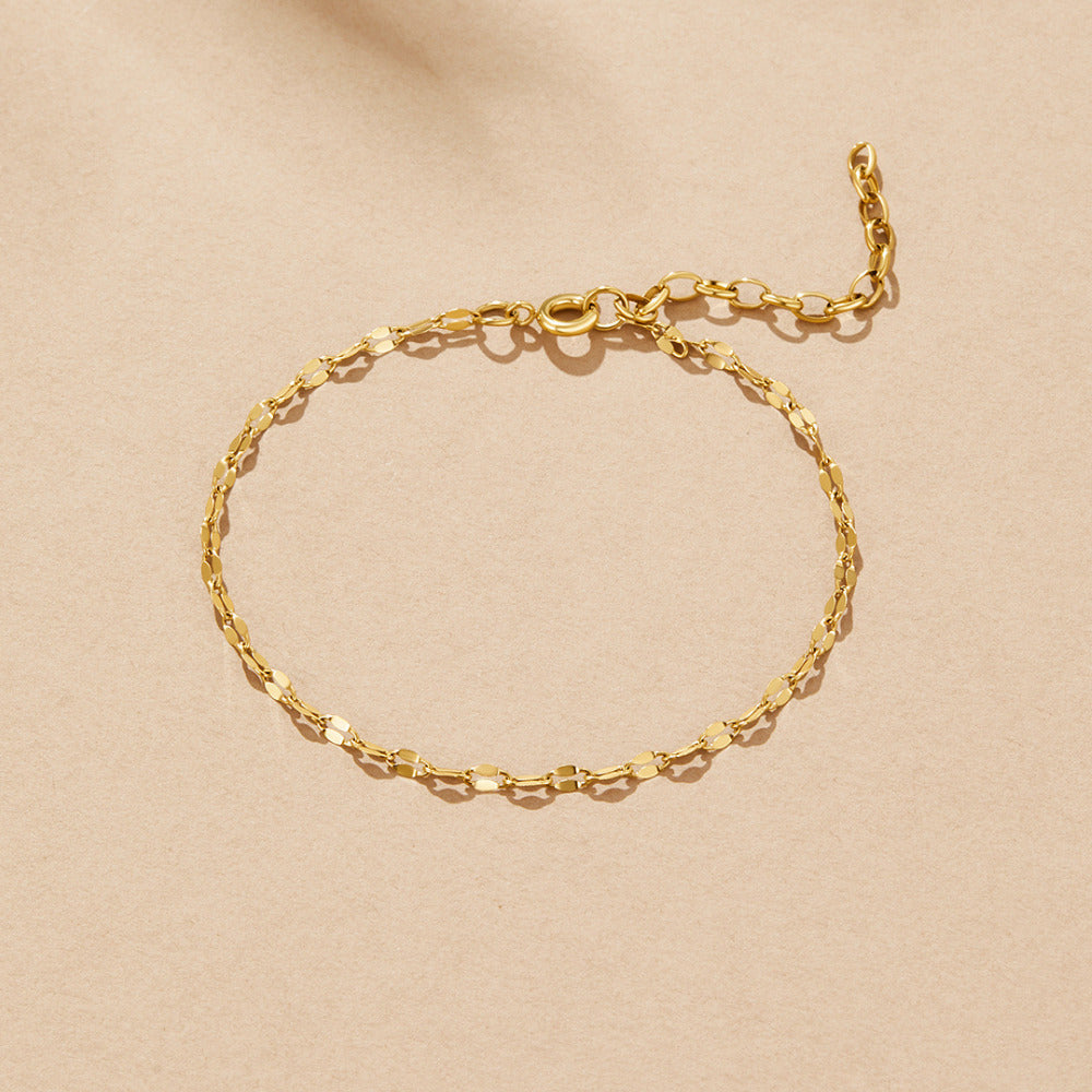 Leila Gold-Tone Chain Bracelet