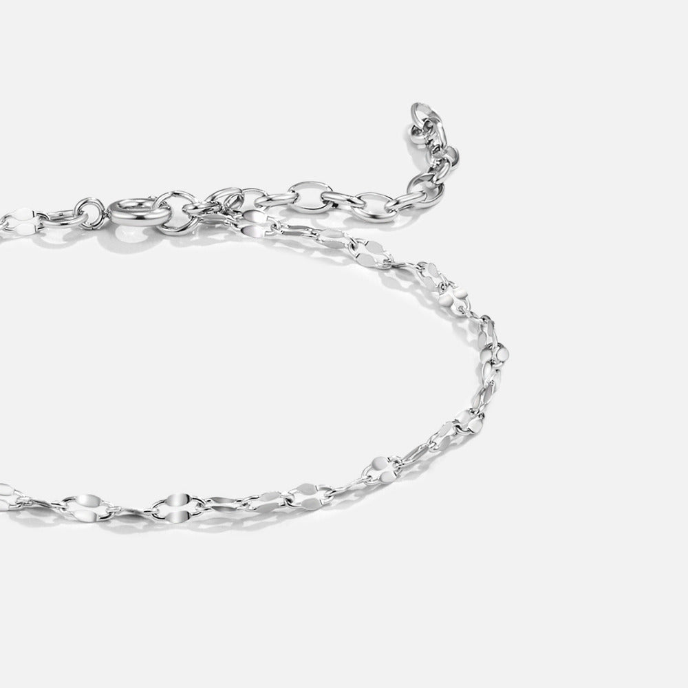 Leila Silver-Tone Chain Bracelet