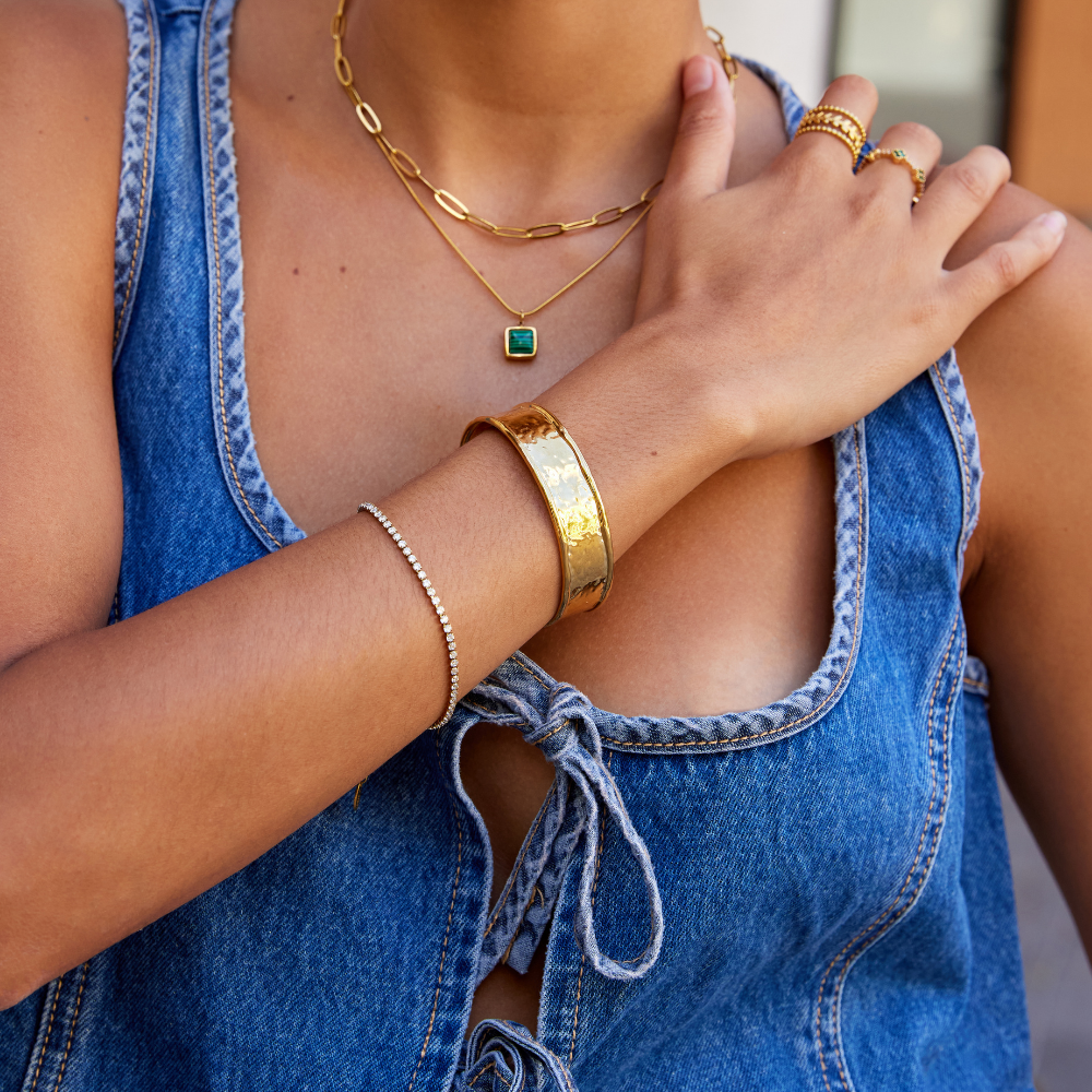 Nica Gold-Tone Bangle