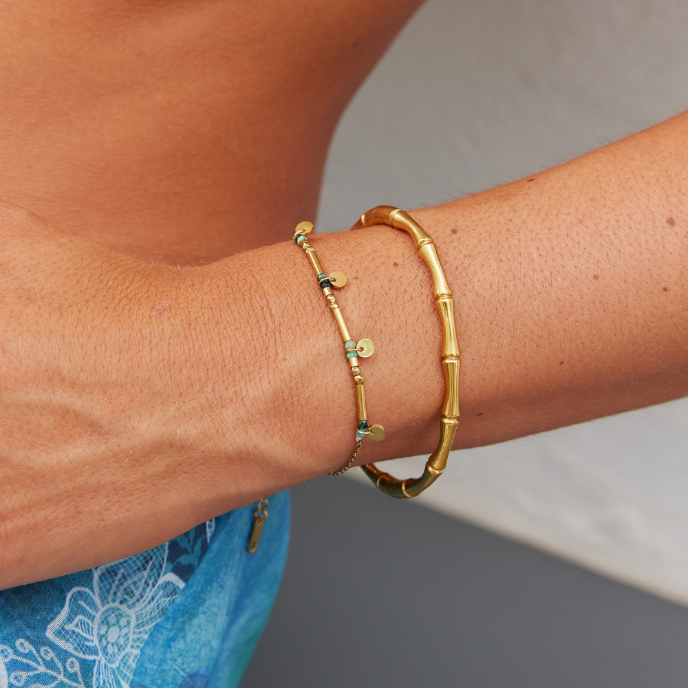 Neri Gold-Tone Disc Bracelet