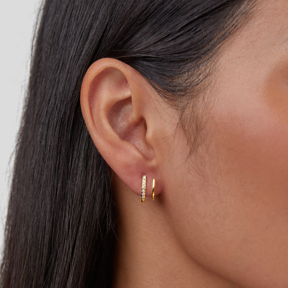 Gold-Tone Crystal Claw Earrings