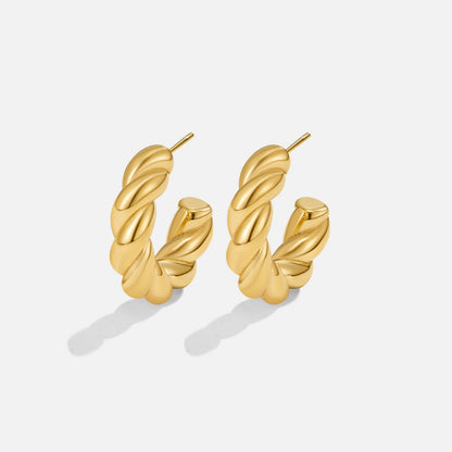 Felicity Twisted Hoop Earrings
