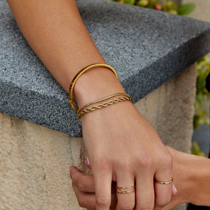 Leila Twisted Layered Bracelet