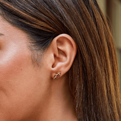 Adela Knot Stud Earrings