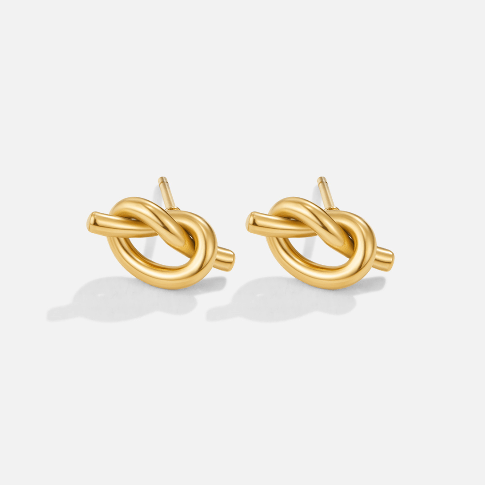 Adela Knot Stud Earrings