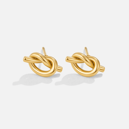Adela Knot Stud Earrings