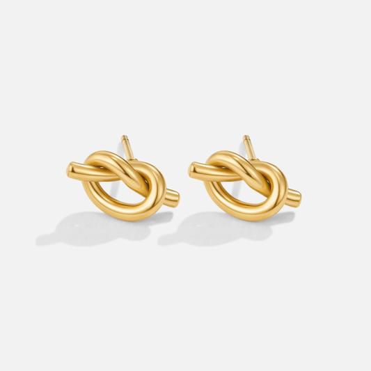 Adela Knot Stud Earrings
