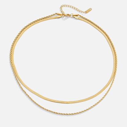 Alexandra Layered Gold-Tone Necklace