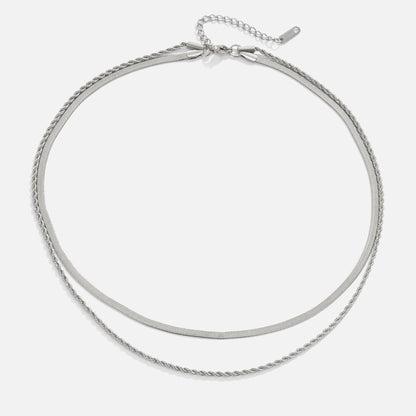 Alexandra Silver-Tone Layered Necklace