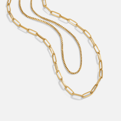 Amanda Layered Gold-Tone Chain Necklace