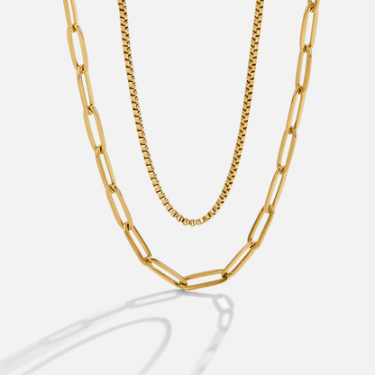 Amanda Layered Gold-Tone Chain Necklace
