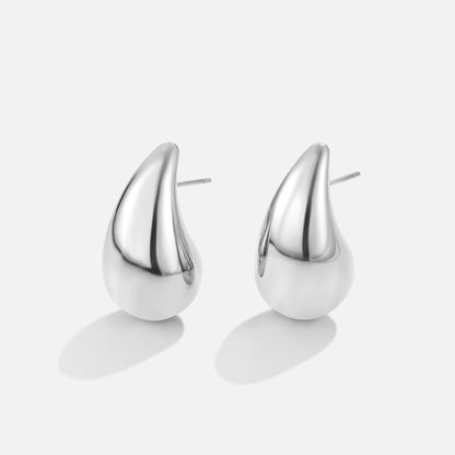 Amara Silver-Tone Teardrop Earrings