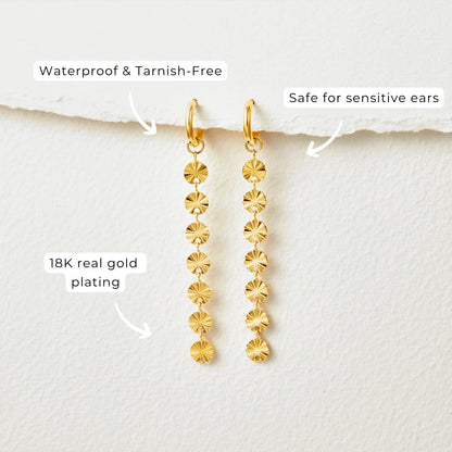 Amari Gold-Tone Disc Earrings