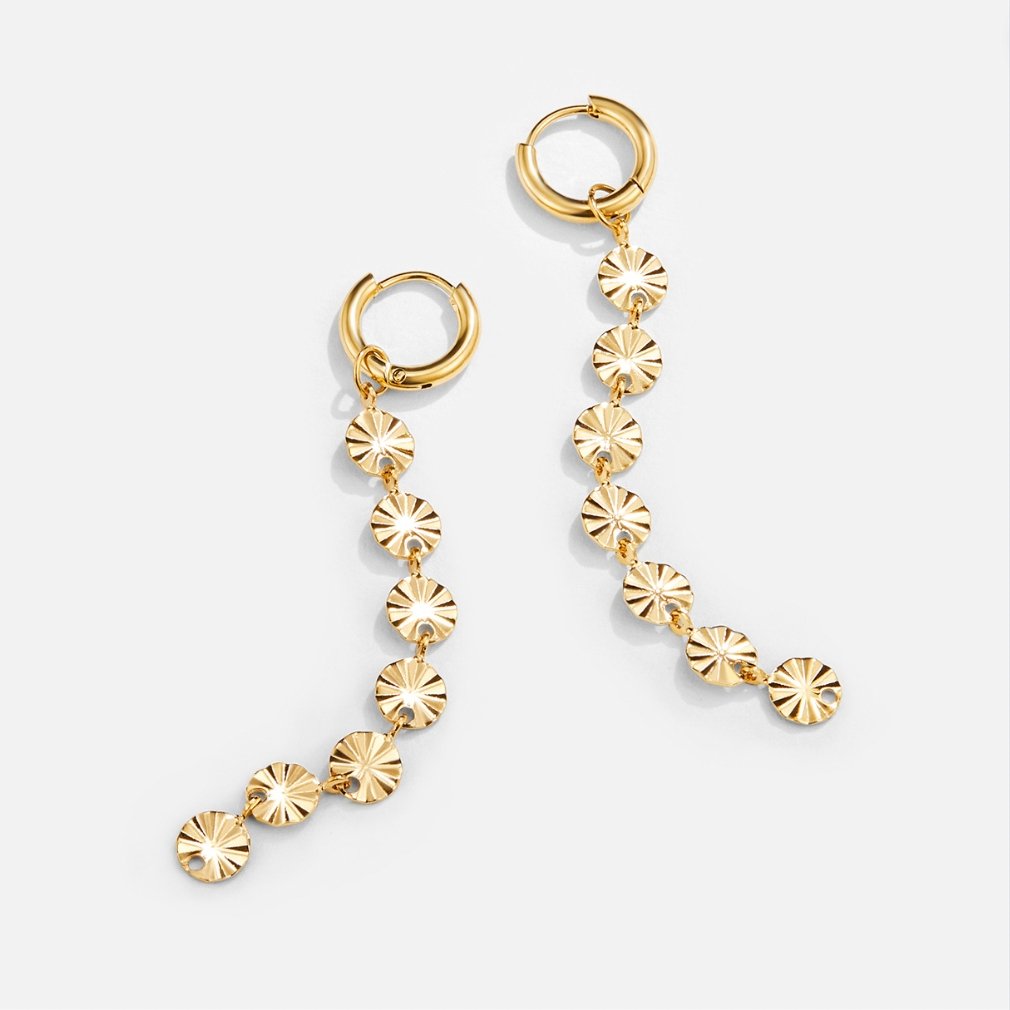 Amari Gold-Tone Disc Earrings