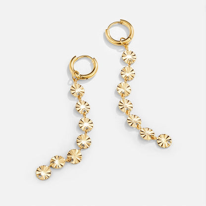Amari Gold-Tone Disc Earrings