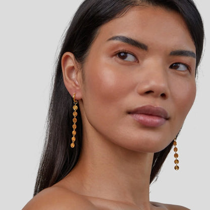 Amari Gold-Tone Disc Earrings